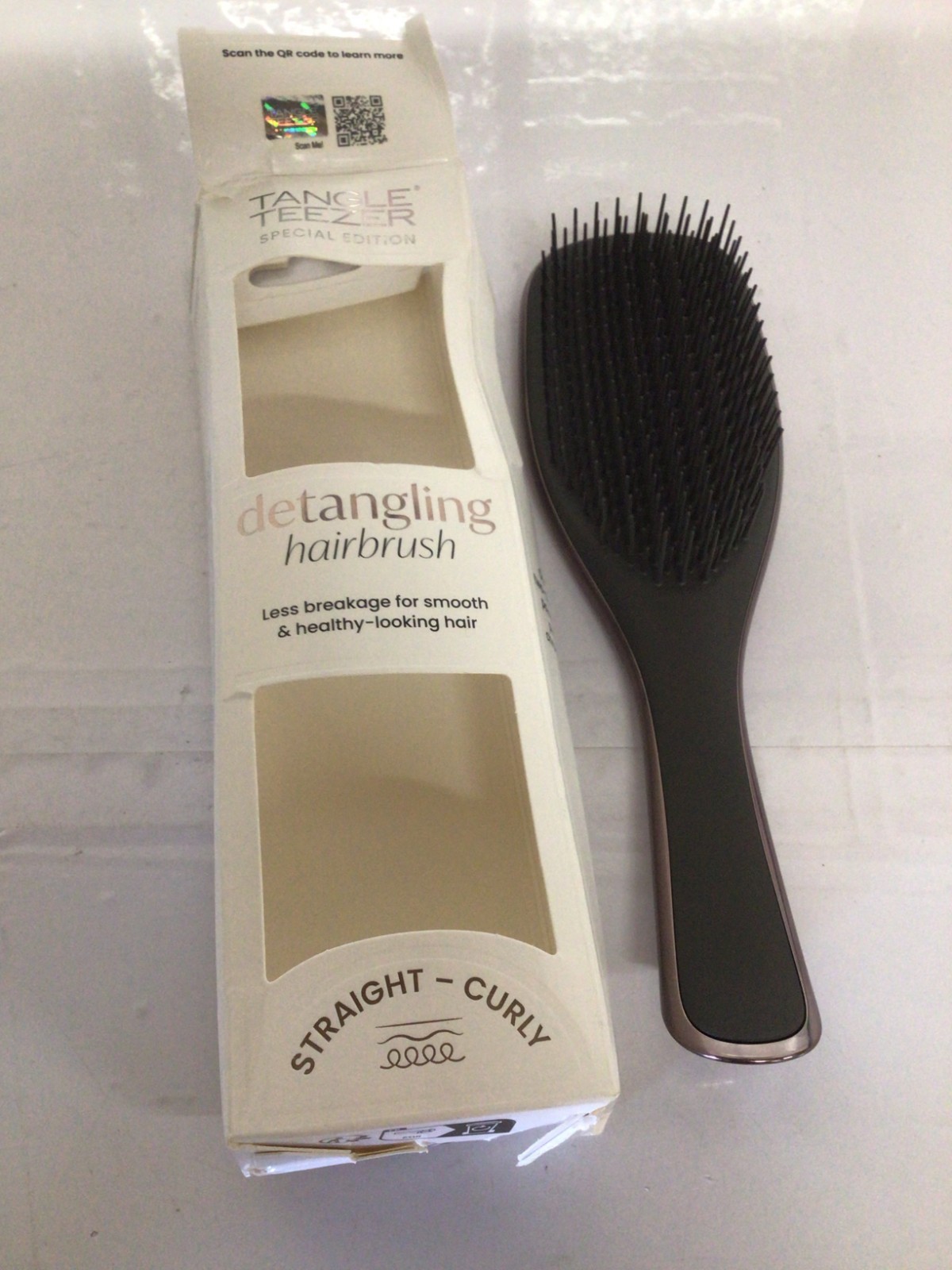 Tangle Teezer Ultimate Detangler Hairbrush - For Wet & Dry Hair  Midnight Silver
