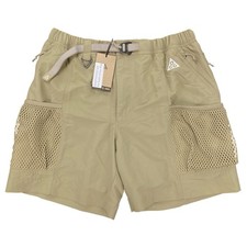 Nike ACG Snowgrass Men's Cargo Shorts Size Medium Khaki/Light Iron DV9405-247