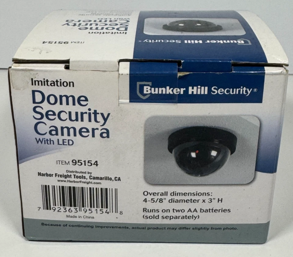Bunker Hill Imitation Dome Security Camera With LED 95154 (NOT A WORKING CAMERA) - Image 3 of 4