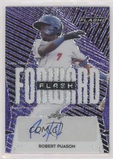 2021 Leaf Flash Forward Purple 33/75 Robert Puason #RP1 Auto v9t