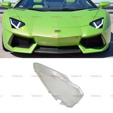For Lamborghini Aventador 2012-2021 Right Side Front Headlight Lens Cover+Glue