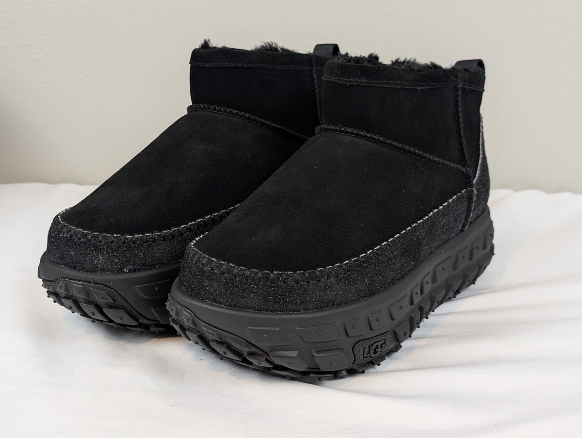 UGG Venture Daze Ultra Mini Black Men's Boots Black/Black 1158200