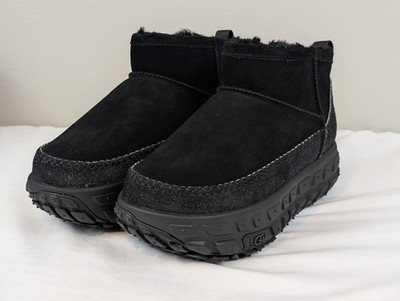 UGG Venture Daze Ultra Mini Black Men's Boots Black/Black 1158200 Mens Size 9