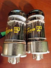 2 NOS Sylvania 6080 Vacuum Tubes Triple Mica ...