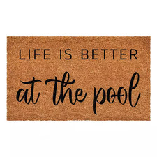 Life Is Better at the Pool 24 In. X 36 In. Do...