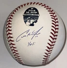 Christian Yelich "Yeli" signed 2018 NL MVP Logo Baseball MLB Brewers JSA & USASM