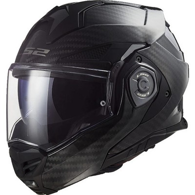 LS2 Advant X Carbon Modular Motorcycle Helmet Solid Matte Carbon 2XL