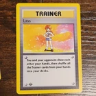 The Pokémon Company Lass 1st Edition Base Set Shadowless 075/102 English