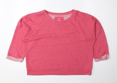 Atmosphere Damen rosa Polyester Pullover Sweatshirt Größe 14 Pulli