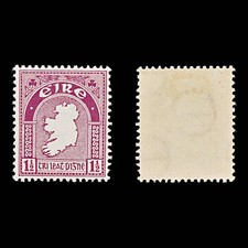 8351: Ireland SG113 1½d Claret 1940 Sc#108 Mi73A Mint MH C£19