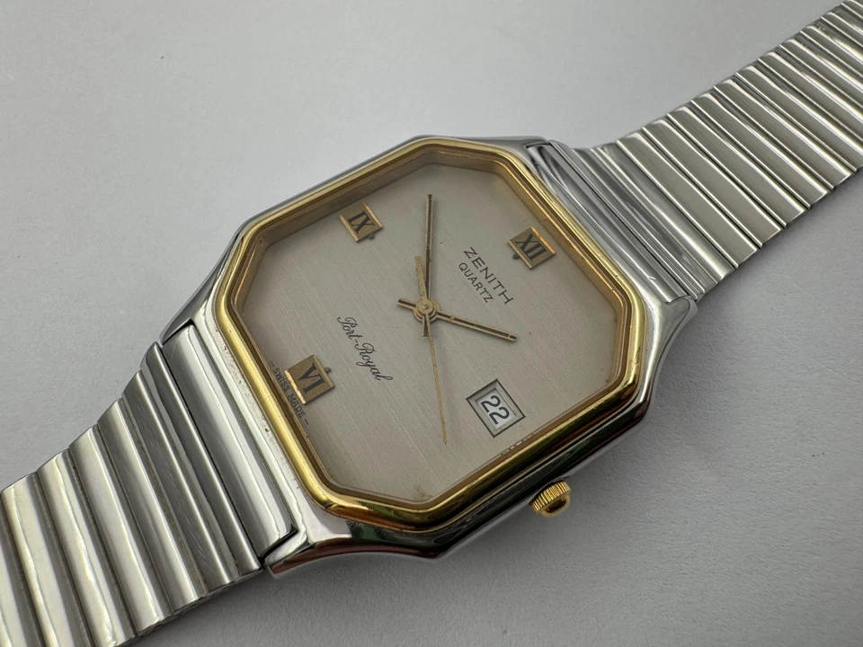 Cuarzo octogonal Port-Royal vintage ZENITH MOVADO 19.1620.118 Cal 2542 piezas - 31 mm Foto 2 de 4