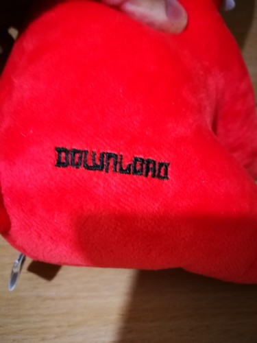 Download Festival rotes Maskottchen Hund 8 Zoll Stofftier Plüschtier Metall Musik Festival - Bild 7 von 9