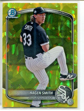 HAGEN SMITH 2025 BOWMAN DRAFT CHROME PROSPECTS SAPPHIRE EDITION YELLOW 65/75