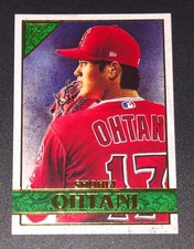 2020 Topps Gallery Shohei Ohtani Green Parallel #'d 17/99 JERSEY NUMBER! 🔥 1/1
