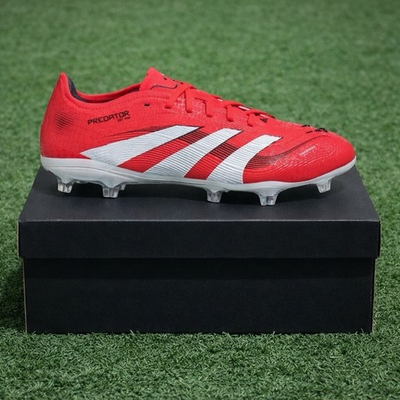#ad SIZE 10 MENS adidas Predator Pro FG Soccer Cleats ID3856 Red Elite White NEW $99.50