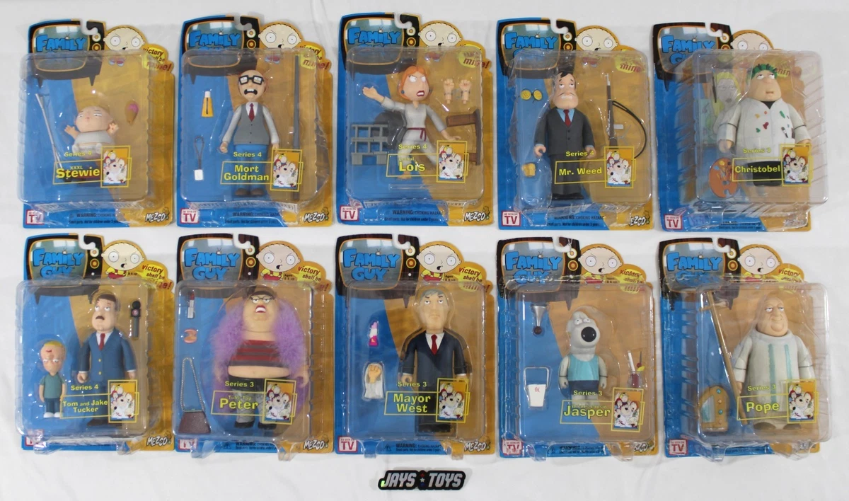25+ Mezco Family Guy Cartoon & TV Character Action Figures for