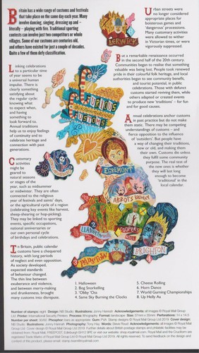 2019 - Curious Customs FDC - Maypole, Monmouth (Non Pictorial) - Post Free - Picture 2 of 2
