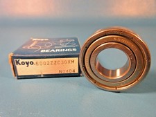 Koyo 6002 ZZ C3, 2Z, Single Row Radial Bearing, Shielded Timken 9102KDD, SKF 