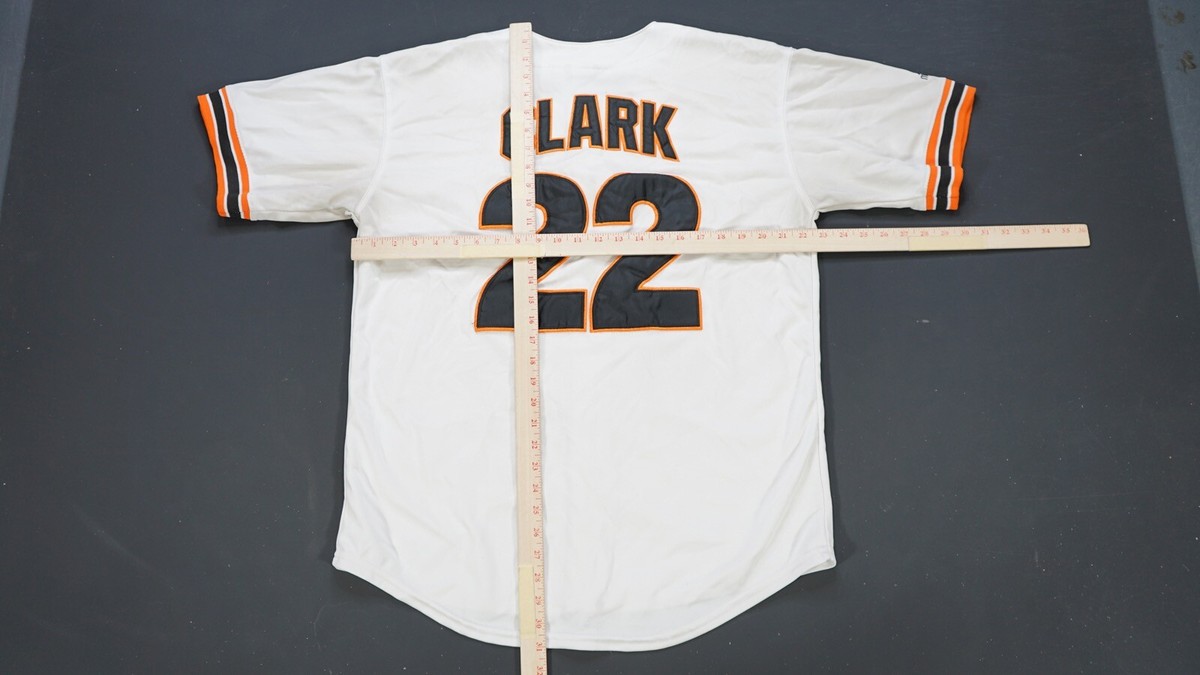 Rare VTG MAJESTIC Will Clark San Francisco Giants Cooperstown Sewn