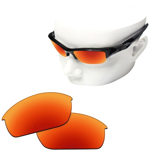 Max.ShieldSunglass Non-Polarized Lenses for-Oakley Flak Jacket - Red - 第 1/3 張圖片