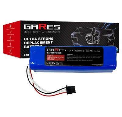 4,2Ah 14,4V Akku für Xiaomi Roborock S50 S51 S55 S5 S6 S5max BRR-2P4S-5200S