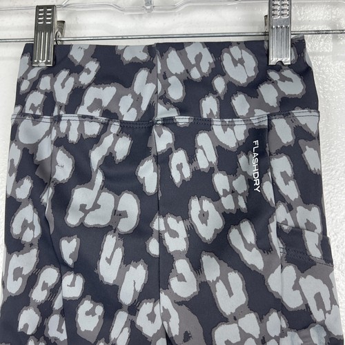 The North Face Leggings Youth 5 XXS Grey Animal Print High Waist Outdoor Active - Picture 9 of 12