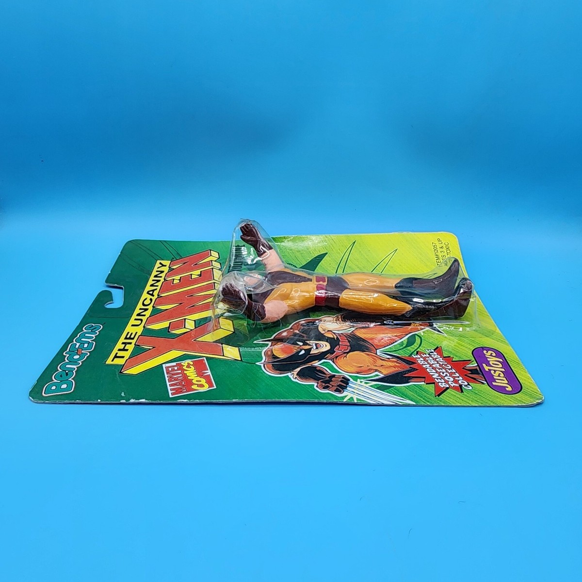 Marvel X-Men Wolverine The Uncanny Bend-Ems 1991 Justoys No. 12057
