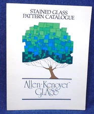 Vintage Stained Glass Pattern Catalogue Allen-Kenoyer Glass 1981