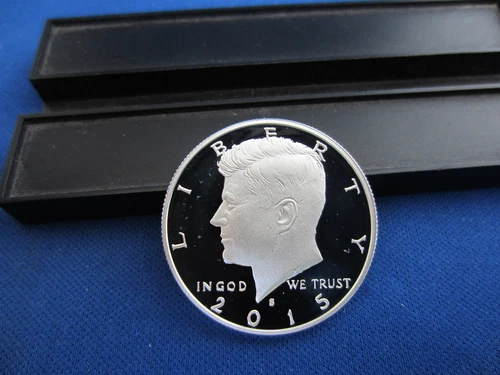 2015-S  90 % Silver Kennedy Half  Deep Cameo Mirror Proof  Upper Grading  SHARP