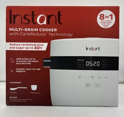 Instant Pot - Instant 20-cup Multigrain Cooker - White