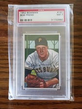 1952 bowman bob friend psa 7