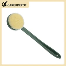 1Pcs Body Bath Brush Back Scrubber Massage for Shower with Long Handle PP Green