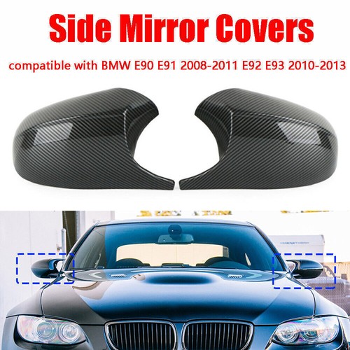 BMW M Style Carbon Fiber Mirror Cap Set - 3 Series (E90 / E91 | E92 / E93