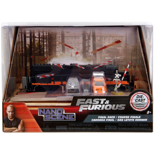 Fast & Furious Nano Scene Final Race Train Scene - Dodge Charger & Toyota Supra - Picture 4 of 4