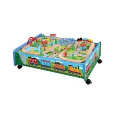Train Set with Table and Play Board, 62 pc.