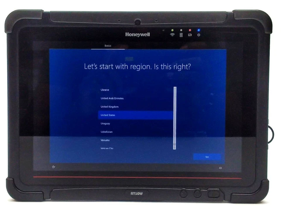 Honeywell RT10W Tablet Rugged 10.1" Cellular Windows 10 RT10W-L00-17C12S0F - Image 2 of 4
