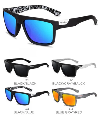 HONEY JOE Polarisierte Sonnenbrille Herren Damen Quadratisch Fahren Angeln Sport Klassiker