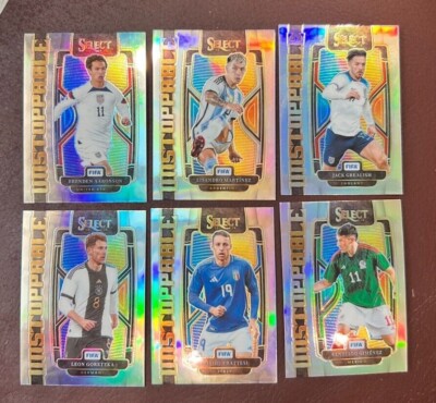 2023-24 Panini Select FIFA - UNSTOPPABLE Silver Prizm Set Builder - Pick!