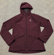 Women's Haglofs Husk Purple Jacket Full Zip Size S Hoodie