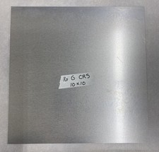 FREE SHIPPING!! 16 Gauge (.060) Cold Rolled Steel Sheet/Plate 10" X 10"
