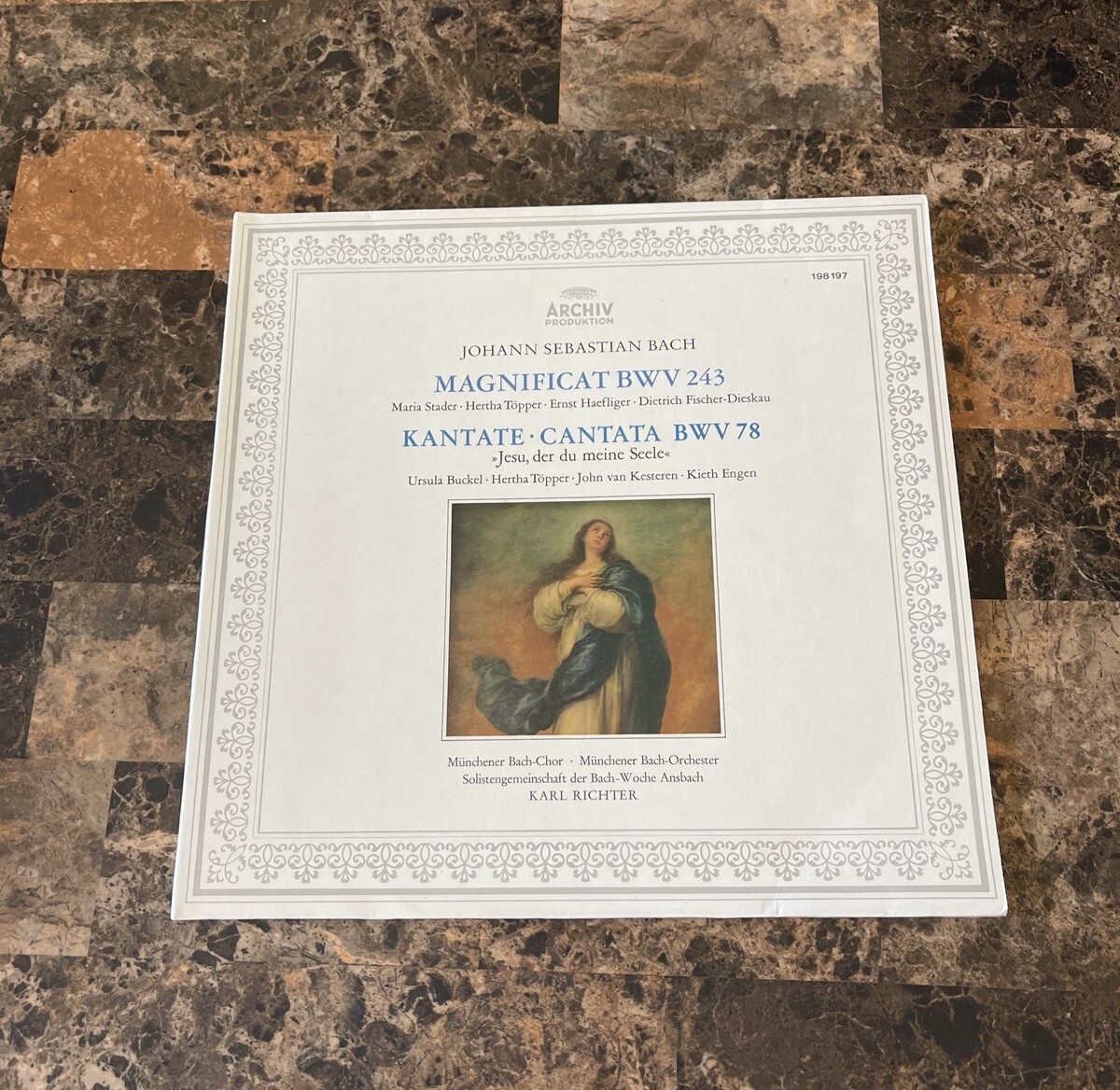 Johann Sebastian Bach Magnificat BWV 243 Vinyl Record Germany | eBay