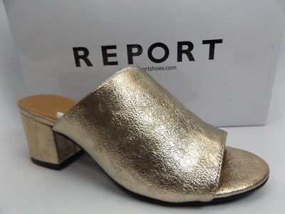 gold clog sandals