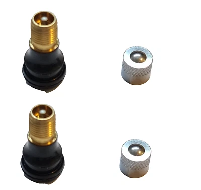 2 x E-Scooter Ventile Tubeless passend für Ninebot G30,G2,VMAX, Xiaomi,Niu,Odys