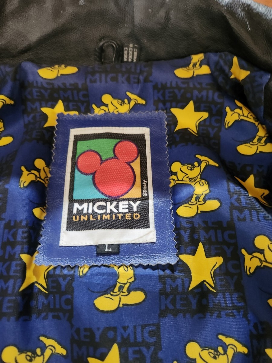 🚨🔥Vintage Disney Unlimited Large Mickey Mouse Leather 🚨🔥Vintage Disney Unlimited Large Mickey Mouse Leather