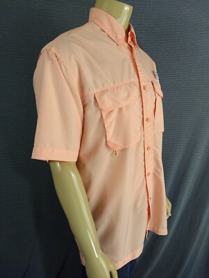 Chemise De Pêche Trophy Wear Orange - Homme Taille L - Manches Longues - Occasion Parfait état