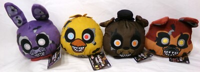 Funko Plüschfigur Fünf Nächte bei Freddy's Reversible Köpfe Chica Foxy Bonnie
