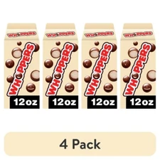 Whoppers, Malted Milk Balls Chocolate Candy, 12 Oz - 4 Box