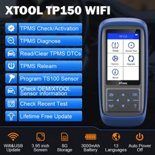 USED XTOOL TP150 TPMS Relearn Activation Tire Pressure Sensor TS100 Programming