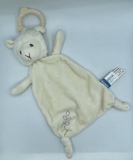 Baby Gund Toothpick Teether Lama Lamb Cream White Baby 15" Lovey Security