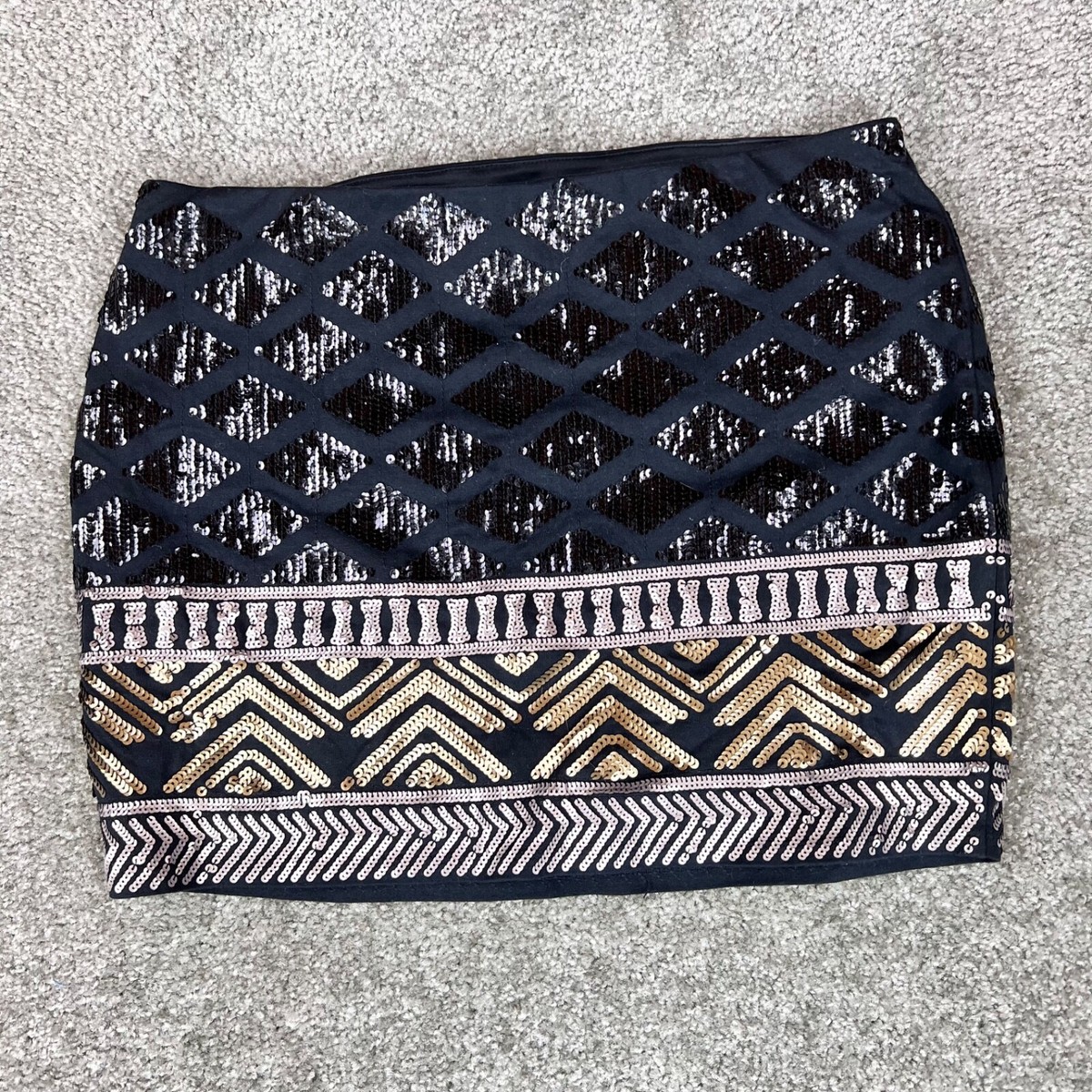 Pencil Skirt Gold Sequin Skirt Express Express Sequin Mini Pencil